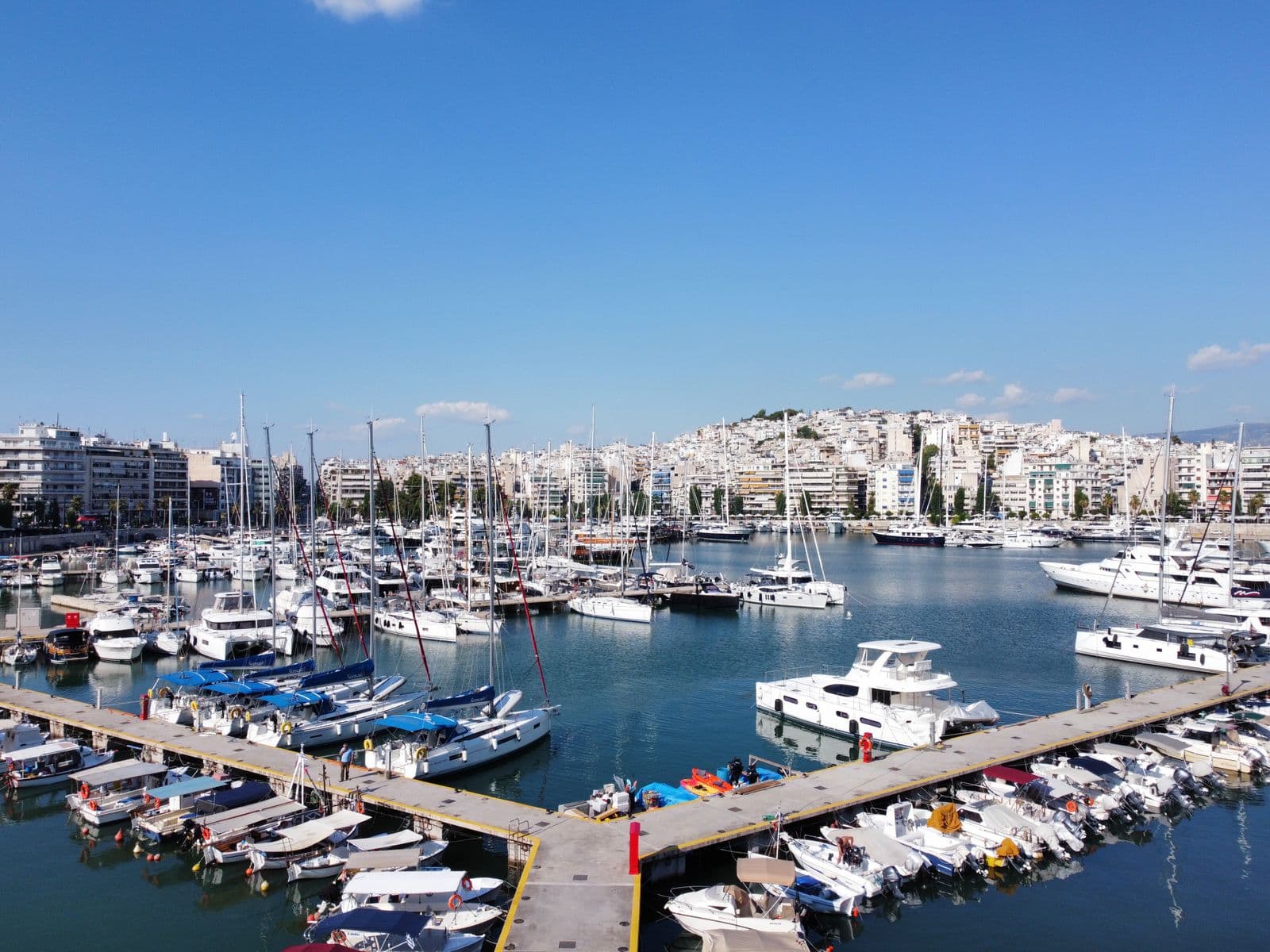 Boats docked at Coastal Yacht